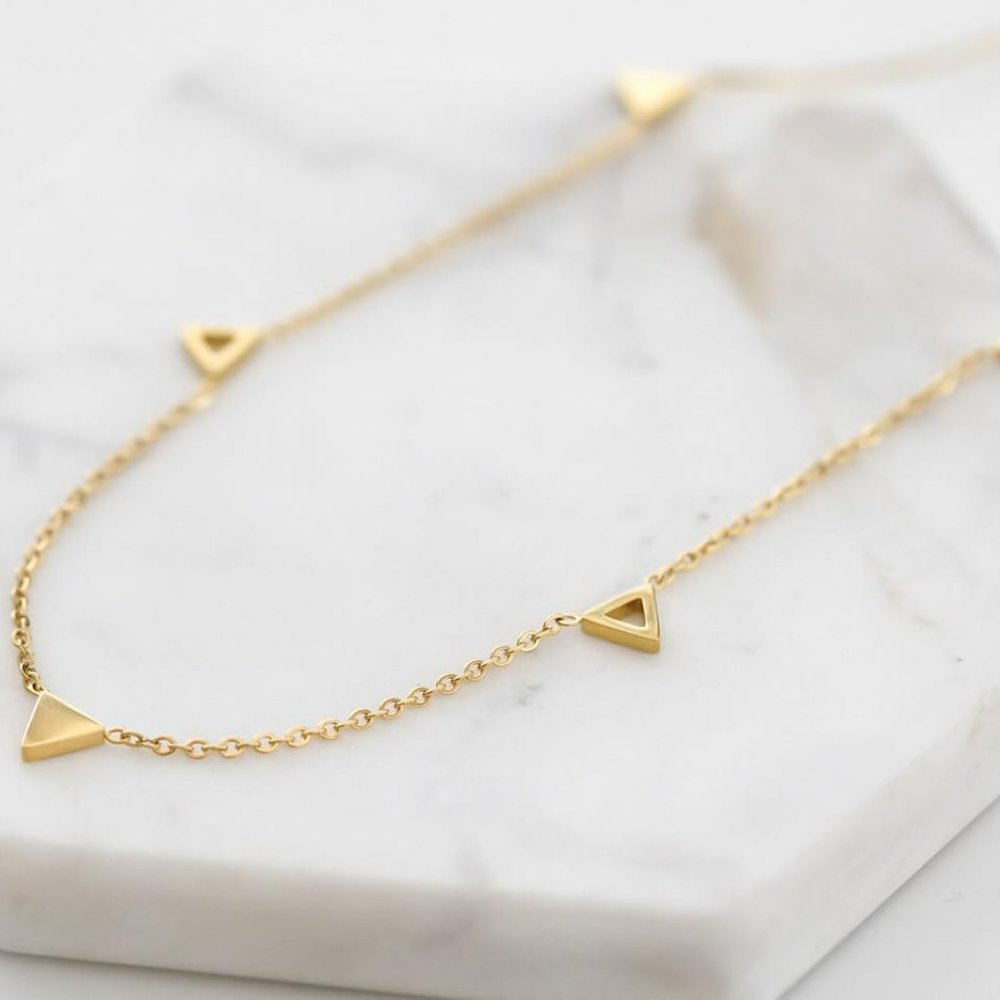 Goddess Collection Tron Necklace 14"